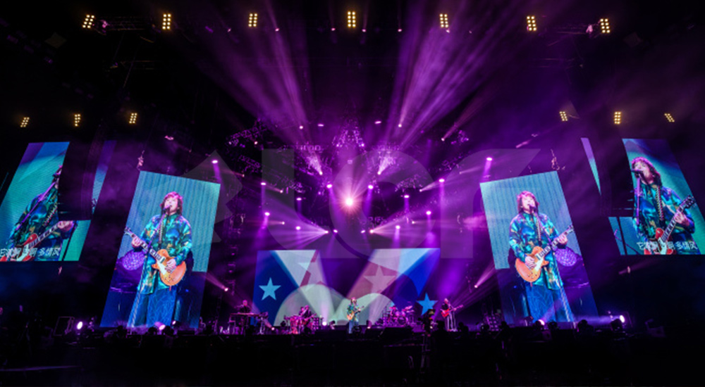 伍佰重庆演唱会LED显示屏