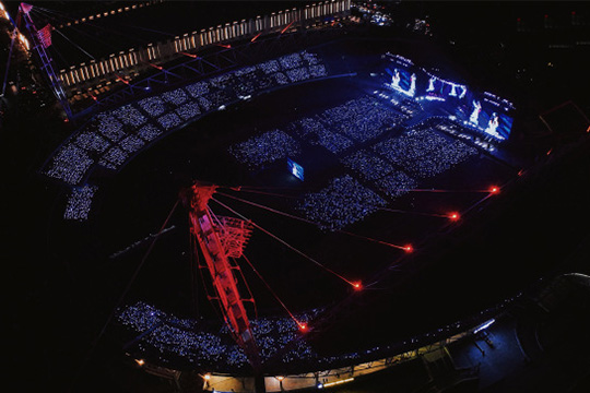 又一舞台奇迹！米兰milanLED锥形屏燃爆2024张韶涵巡演现场 