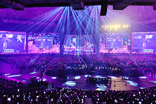 “破蛋”成功！米兰milanLED屏与荧光棒燃爆周杰伦台北演唱会！